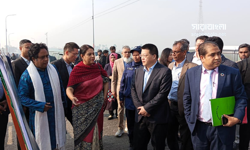তিস্তাপাড় যৌথ পরিদর্শনে পরিবেশ উপদেষ্টা ও চীনা রাষ্ট্রদূত