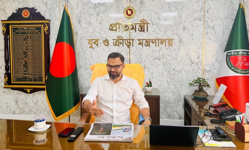 শহিদদের চেতনায় তারুণ্য ও ক্রীড়াঙ্গনকে পুনর্গঠনই মূল লক্ষ্য: ক্রীড়া প্রতিমন্ত্রী