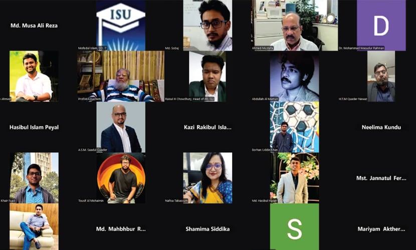 শিক্ষক–গবেষকদের সক্ষমতা বাড়াতে আইএসইউতে ওয়েবিনার অনুষ্ঠিত