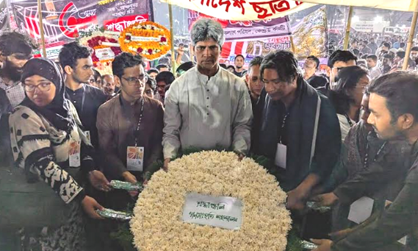 শহিদদের স্বপ্ন বাস্তবায়নে ঐক্যের আহ্বান জানালেন জোনায়েদ সাকি
