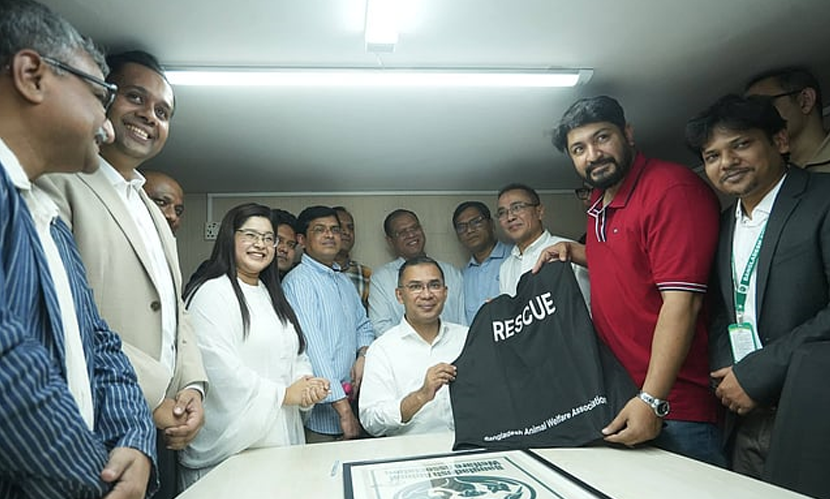 বনানীতে ফ্রি অ্যানিমেল ক্লিনিক উদ্বোধন করলেন তারেক রহমান