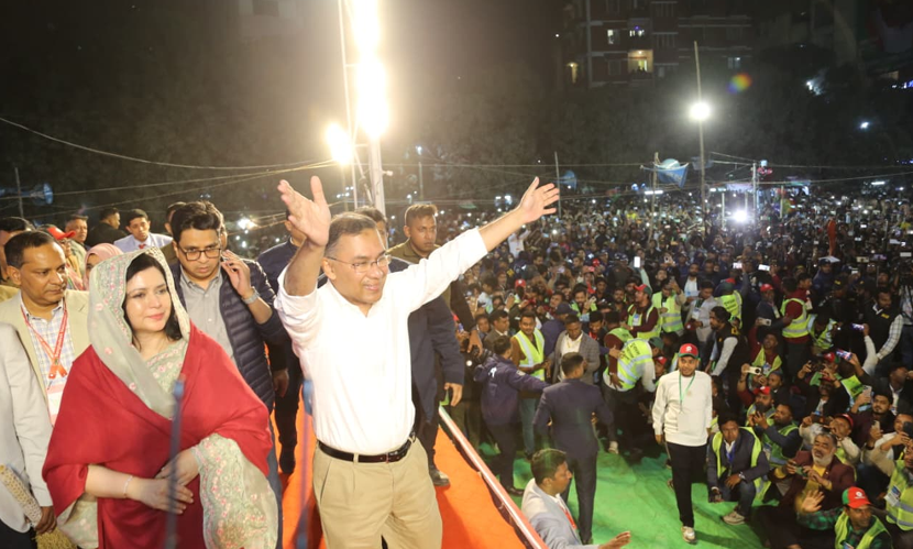 তারেক রহমানের সফরে বদলে গেছে বগুড়ার নির্বাচনি মাঠ