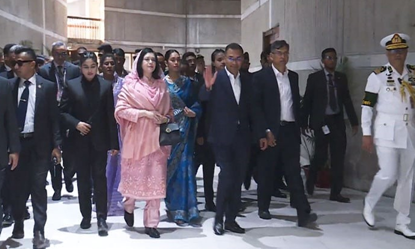 শপথ নিতে সংসদ ভবনে তারেক রহমান