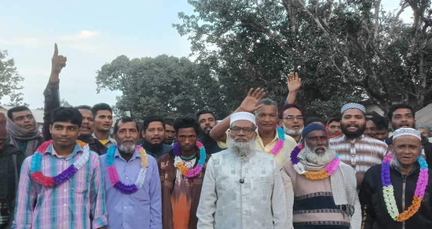 শিবগঞ্জে হিন্দু সম্প্রদায়ের সদস্যসহ বিএনপি কর্মীদের জামায়াতে যোগদান