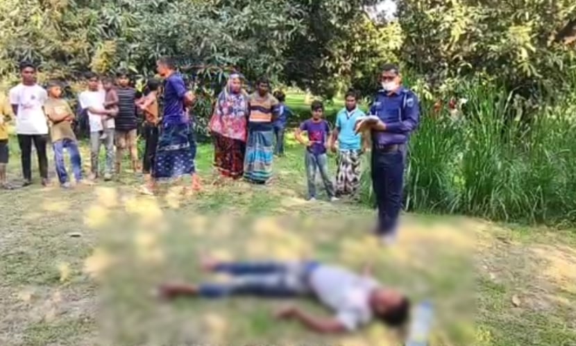 চাঁপাইনবাবগঞ্জে আমবাগান থেকে যুবকের মরদেহ উদ্ধার
