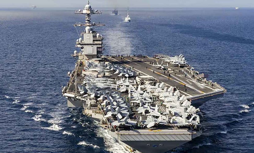 মধ্যপ্রাচ্যে দ্বিতীয় বিমানবাহী রণতরি পাঠাচ্ছে যুক্তরাষ্ট্র