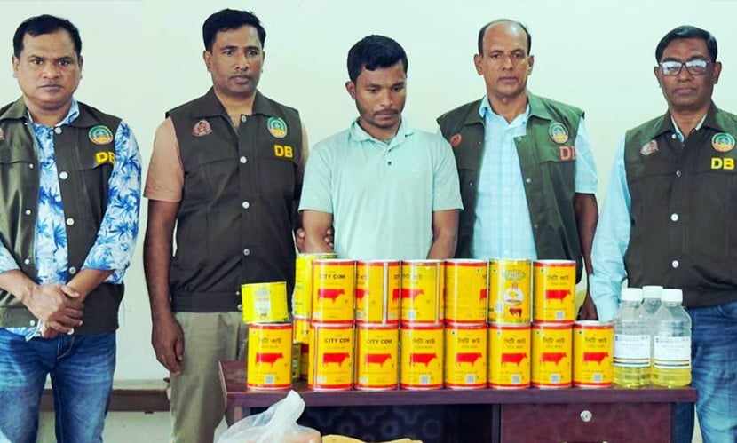 রংপুরে ৫ মণ নকল ঘি জব্দ, মালিক গ্রেফতার