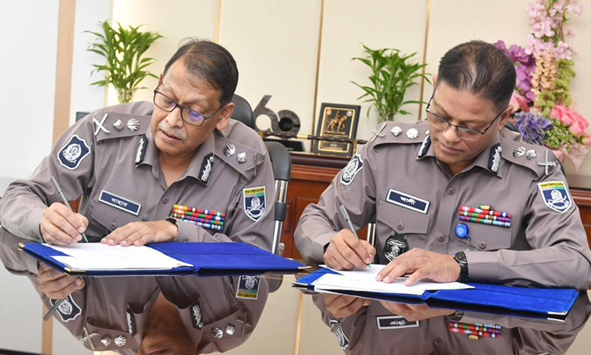 দায়িত্ব গ্রহণ করলেন নবনিযুক্ত আইজিপি
