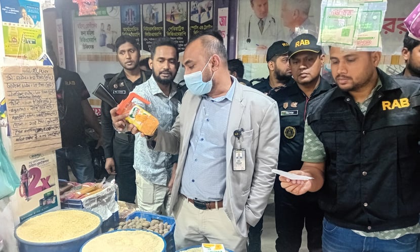 কেরাণীগঞ্জে র‌্যাবের বাজার মনিটরিং