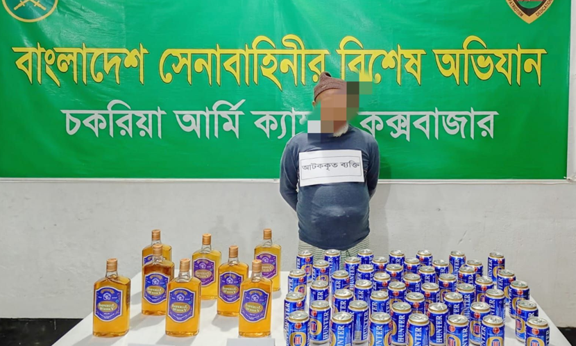 চকরিয়ায় মাদক ব্যবসায়ী গ্রেফতার