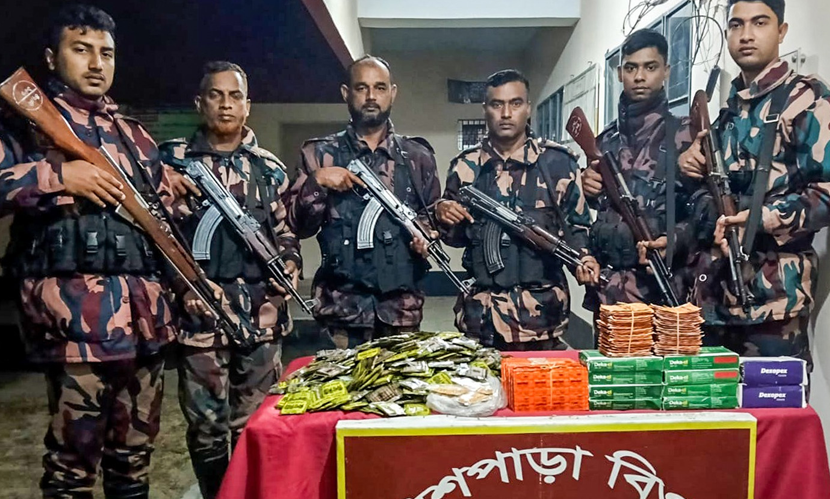 কুষ্টিয়ায় বিজিবির অভিযানে ৪৭ লাখ টাকার মাদকদ্রব্য ও পণ্য জব্দ