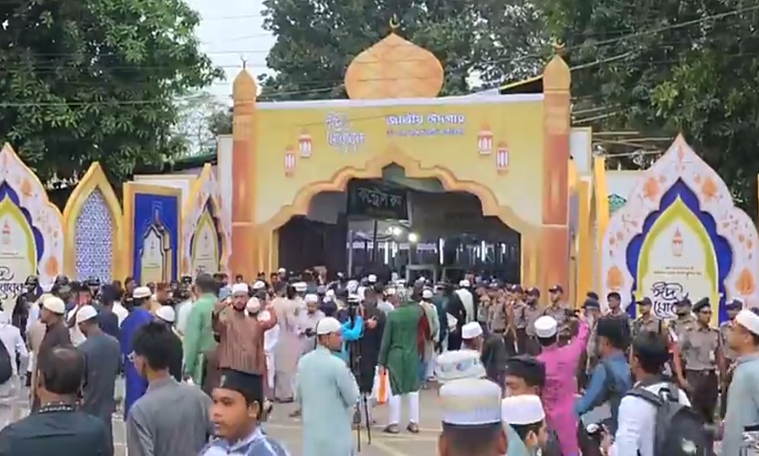 জাতীয় ঈদগাহে ঈদ জামাত ঘিরে কড়া নিরাপত্তা