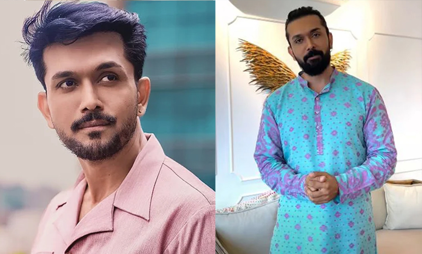 মায়ের শাড়ি দিয়ে বানানো পাঞ্জাবিতে শুভর বিষণ্ণ মধুর ঈদ