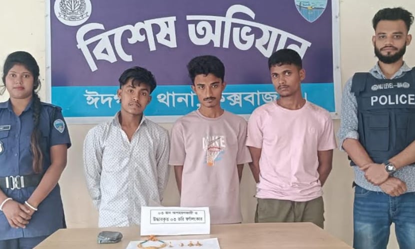 তরুণীকে অপহরণ ও সংঘবদ্ধ ধর্ষণের অভিযোগে গ্রেফতার ৩