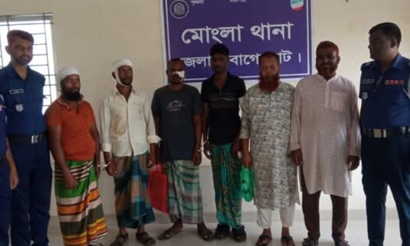 মোংলায় চিংড়ি ঘের দখল নিয়ে বিএনপির দু’গ্রুপের সংঘর্ষ, গ্রেফতার ৬