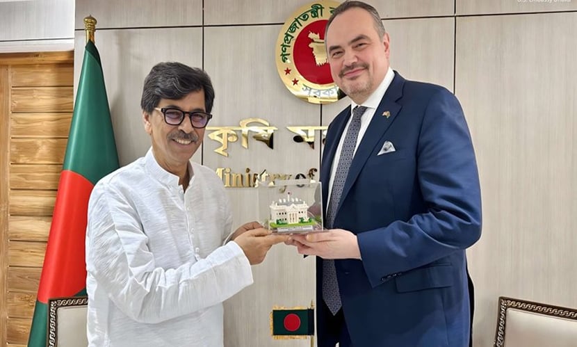 বাংলাদেশের কৃষি খাতে বাণিজ্য আরও সুদৃঢ় করতে চায় যুক্তরাষ্ট্র: ক্রিস্টেনসেন