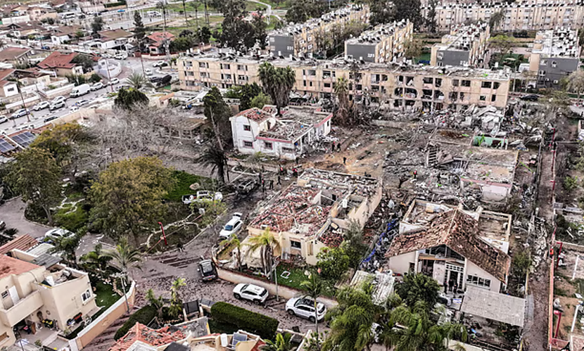 ইসরায়েলে ইরানের ব্যাপক ক্ষেপণাস্ত্র হামলা, সর্তকতা সংকেত জারি