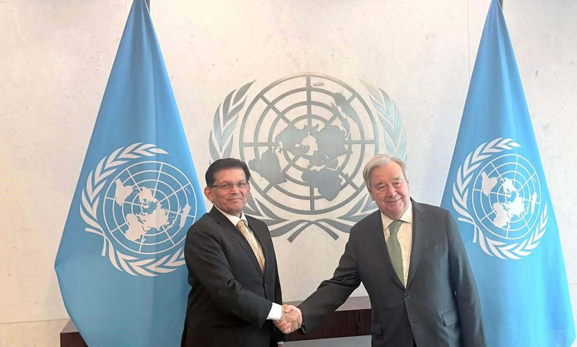 বাংলাদেশের প্রতি সমর্থন ও সংহতি পুনর্ব্যক্ত করলেন জাতিসংঘ মহাসচিব