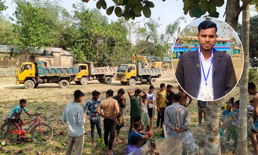 সিলেটে চাঁদা না পেয়ে বেড়িবাঁধের মাটি বোঝাই ট্রাক ভাঙচুর, ছাত্রদল নেতা গ্রেফতার