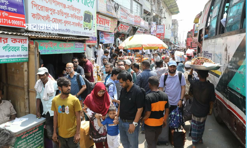 ঈদযাত্রায় বাসে বাড়তি ভাড়া, অনিয়মই যেন নিয়ম হয়ে দাঁড়িয়েছে