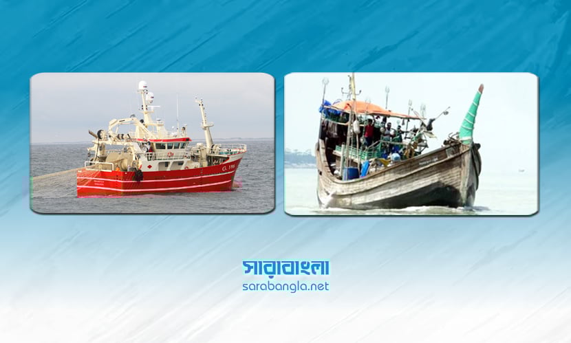 ফিশিং ট্রলারের দাপটে কাঠের ট্রলারের টিকে থাকার সংগ্রাম
