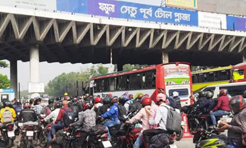 যমুনা সেতুতে একদিনে ২ কোটি ৮৪ লাখ টাকা টোল আদায়