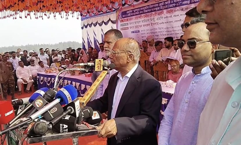 মুছাপুর রেগুলেটর না থাকায় নোয়াখালীর নদী ভাঙন রোধ করা যাচ্ছে না: পরিবেশমন্ত্রী