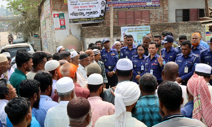 জঙ্গল সলিমপুরে সন্ত্রাসী কর্মকাণ্ড বরদাশত করা হবে না: পুলিশ সুপার