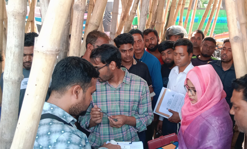 যশোরে গুদামজাত ৬ হাজার লিটার জ্বালানি তেল জব্দ, লক্ষাধিক টাকা জরিমানা