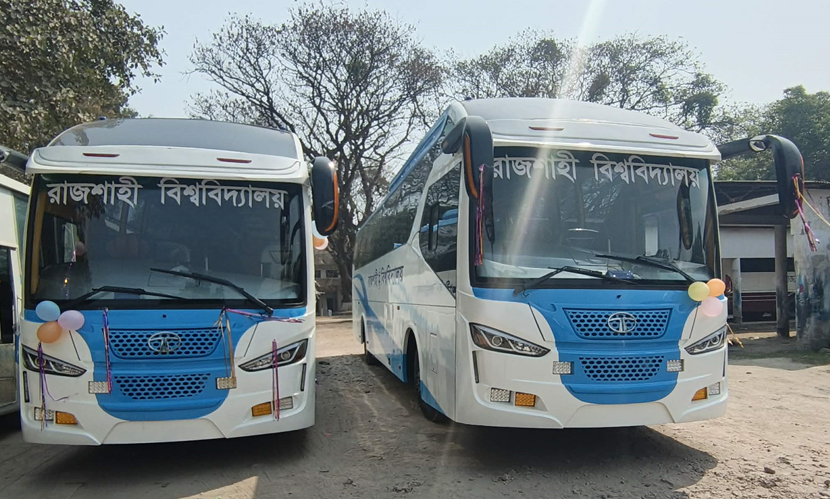 রাবিতে যাত্রা শুরু করল ২ এসি বাস