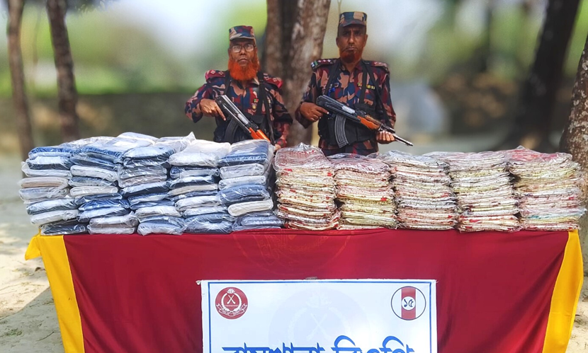ভুরুঙ্গামারী-নাগেশ্বরী সীমান্তে বিজিবির অভিযানে ভারতীয় পণ্য জব্দ