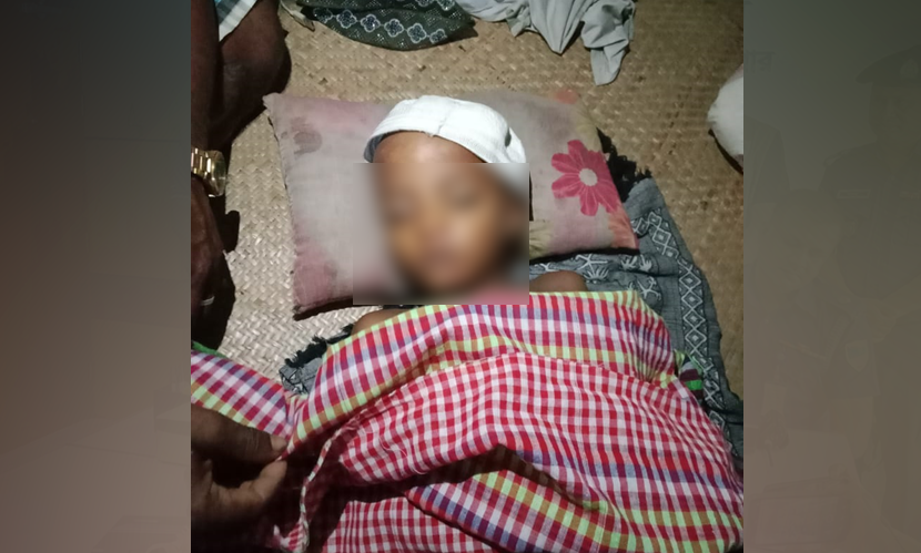 প্রতিবেশীর বাড়িতে লাগা আগুন দেখতে গিয়ে শিশু রাইয়ান নিহত