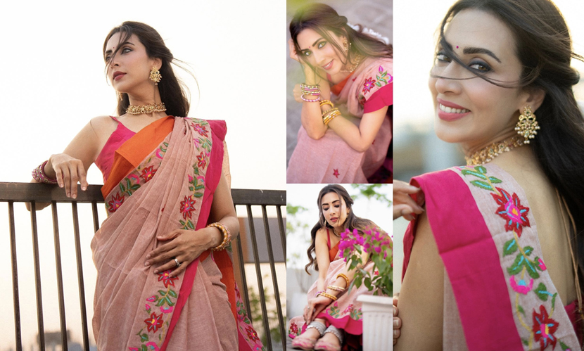 ভক্তদের মাঝে বৈশাখী আমেজ ছড়ালেন মিম