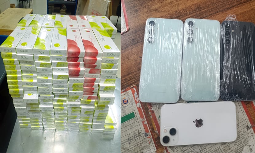 শাহ আমানত বিমানবন্দরে বিপুল পরিমাণ সিগারেট ও স্মার্টফোন জব্দ