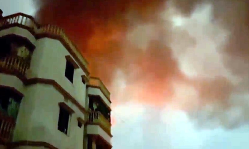 কামরাঙ্গীরচরে কারখানায় আগুন