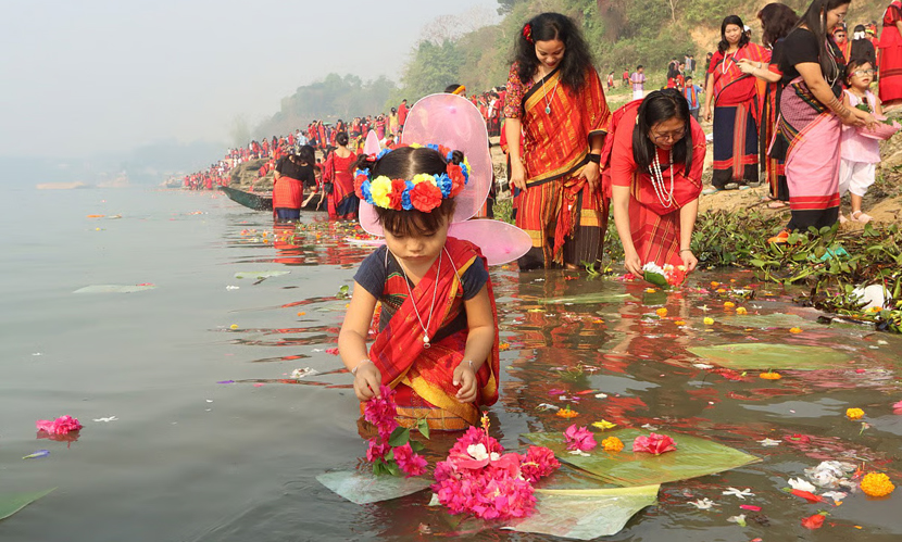 পাহাড়ের প্রাণে নববর্ষের রঙ, আজ ‘ফুল বিজু’