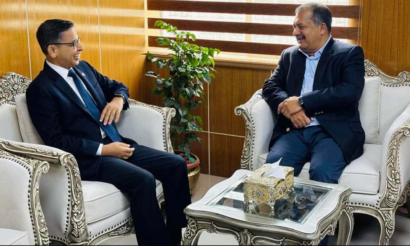 তথ্যমন্ত্রীর সঙ্গে ভারতীয় হাইকমিশনারের সাক্ষাৎ
