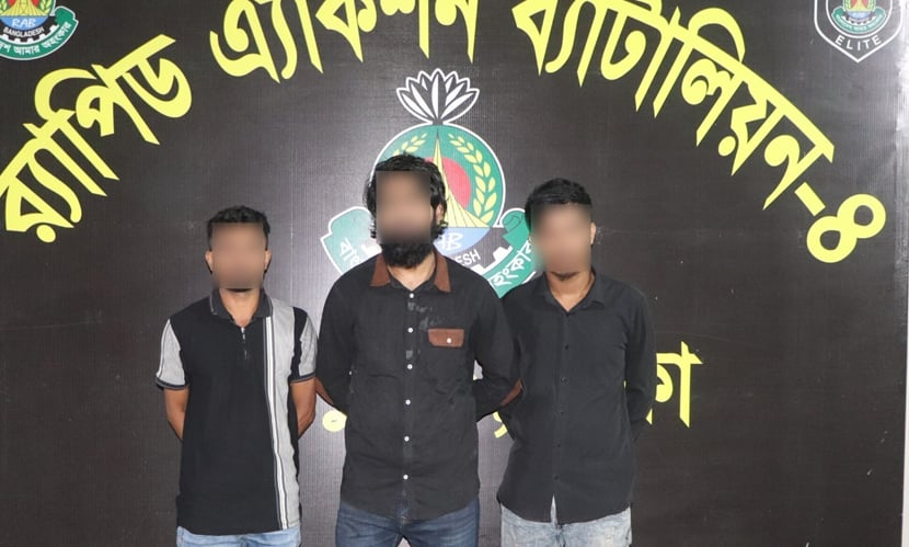 কাফরুলে শ্যুটার সাদ্দামসহ গ্রেফতার ৩