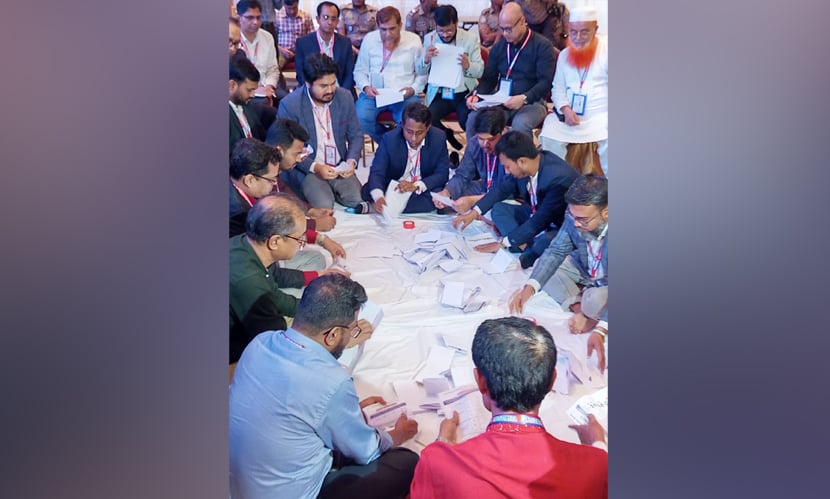 রিহ্যাব নির্বাচনে ভোট গণনা চলছে