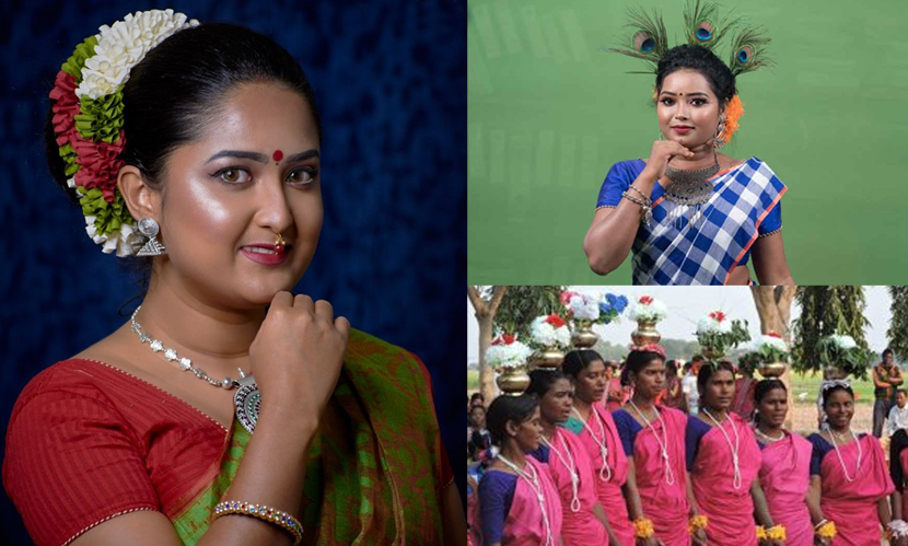 বিজু ও বৈচিত্র্যের ভালেবাসায় পহেলা বৈশাখের সাঁওতালি সাজ