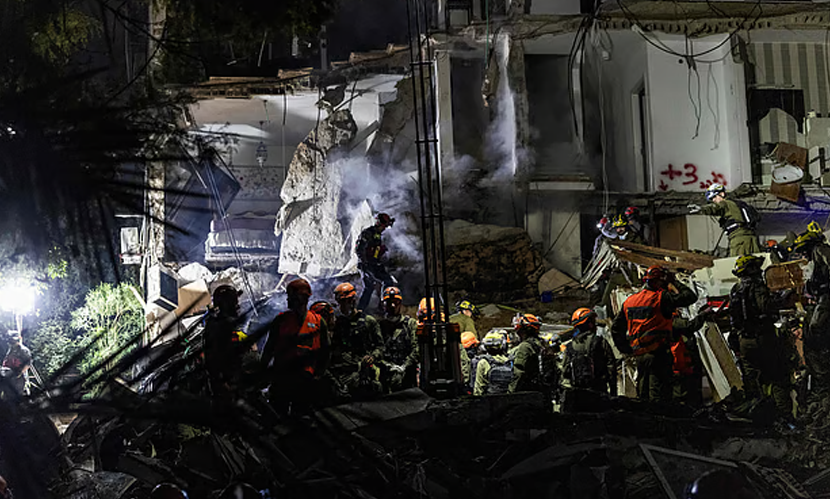 ইসরায়েলের হাইফা শহরে ইরানের ক্ষেপণাস্ত্র হামলায় নিহত ২