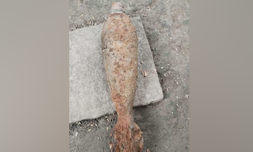 নোয়াখালীতে খননের সময় মর্টার শেল উদ্ধার