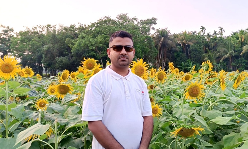 পিরোজপুরে সূর্যমুখী চাষে বদলে যাচ্ছে গ্রামীণ অর্থনীতি