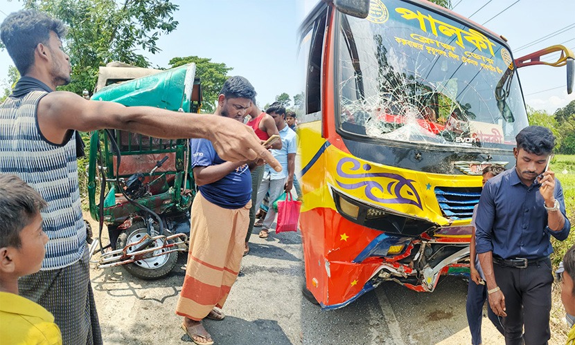 বাসের ধাক্কায় কিশোরের মৃত্যু