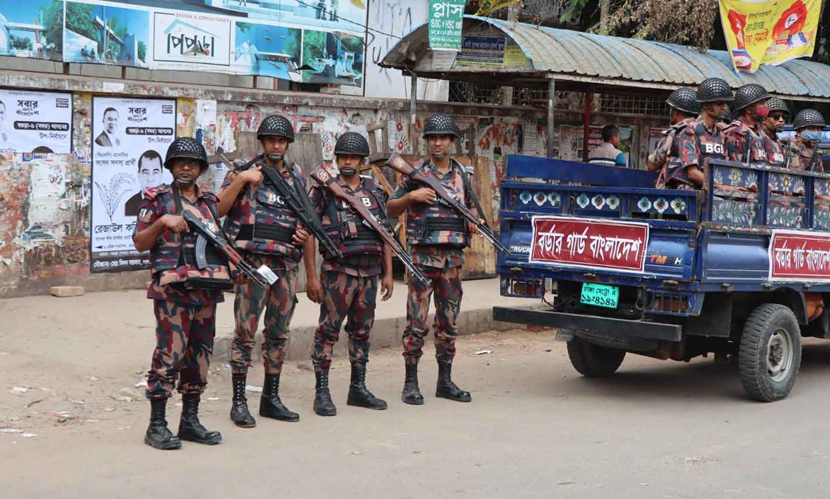 বগুড়া-৬ আসনে উপনির্বাচন, আইনশৃঙ্খলা রক্ষায় ৮ প্লাটুন বিজিবি মোতায়েন
