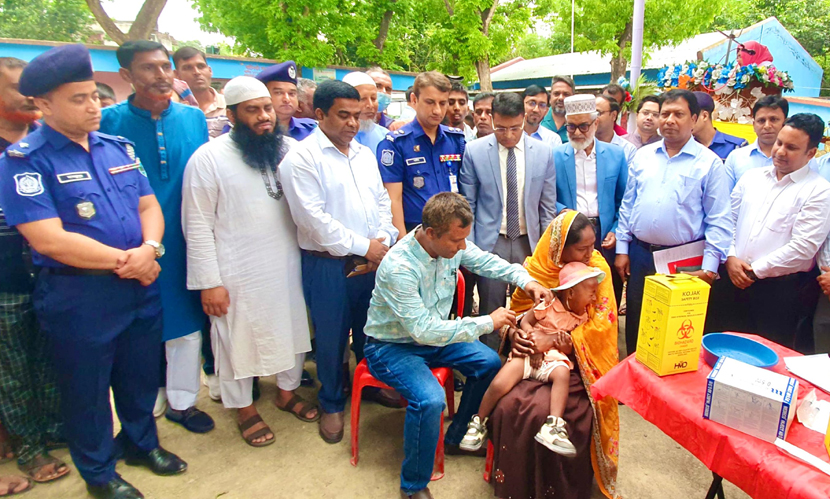 রাজশাহীর ৫ জেলায় হামের টিকাদান শুরু