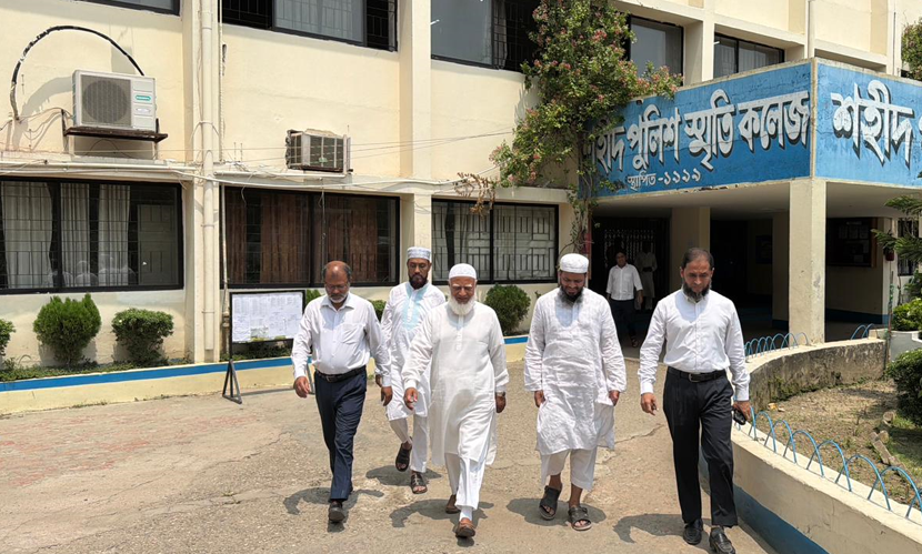 পরীক্ষাকেন্দ্র পরিদর্শনে বিরোধীদলীয় নেতা