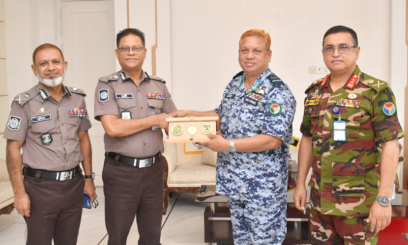 পুলিশ হেডকোয়ার্টার্স‌‌‌ পরিদর্শনে এনডিসি টিম