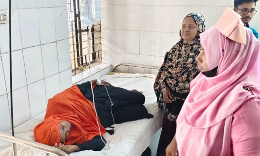 কিস্তির টাকা না পেয়ে অন্তঃসত্ত্বা গৃহবধূকে এনজিওকর্মীদের মারধর