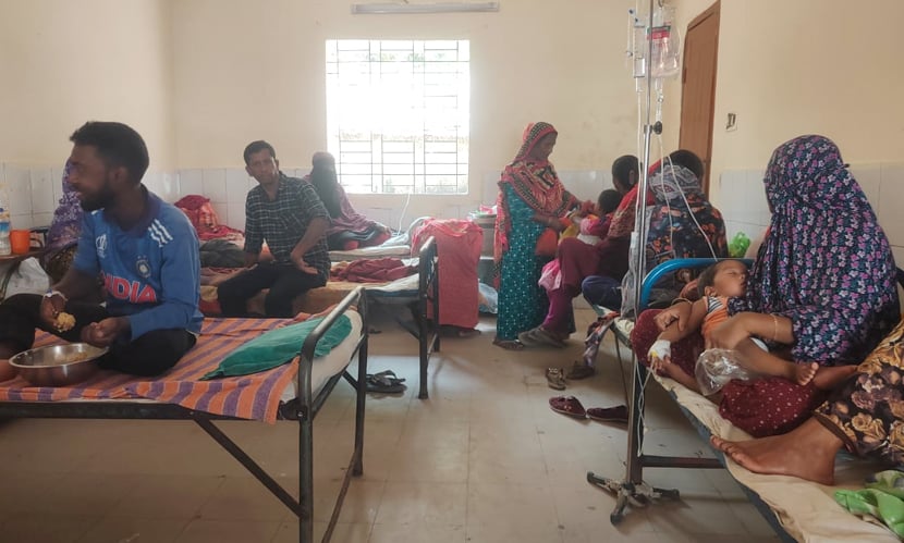 নীলফামারীতে হামের উপসর্গ নিয়ে হাসপাতালে ভর্তি ৬ শিশু